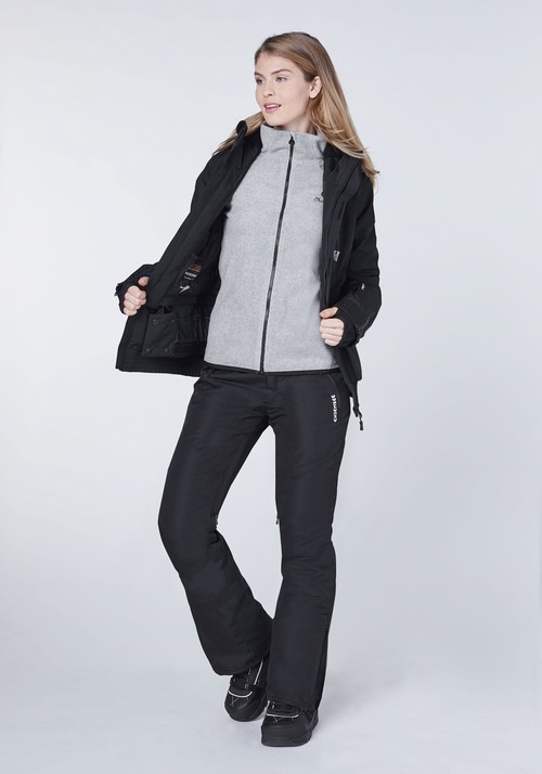 Chiemsee Nelly Damen Fleecepullover - Gr. S grey