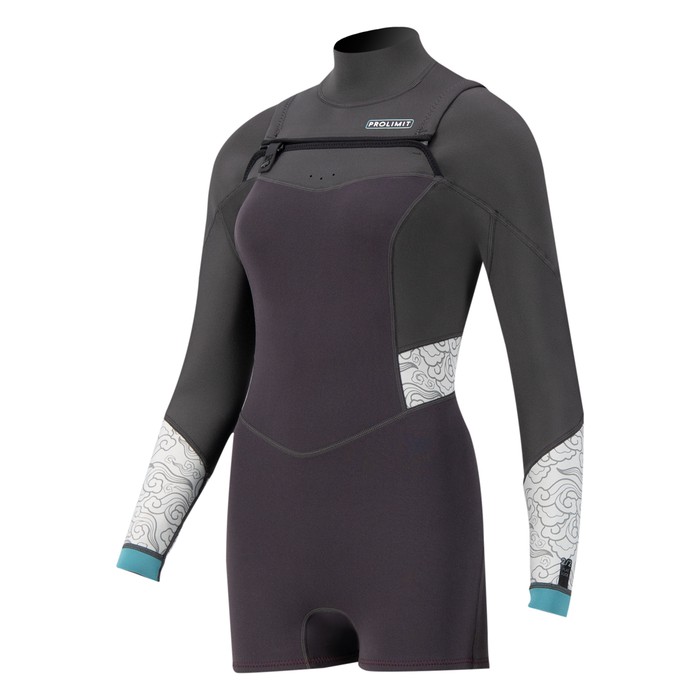 PROLIMIT Fire Sunset Shorty La 3/2 Freezip (Dl) '19 Black / Ivory