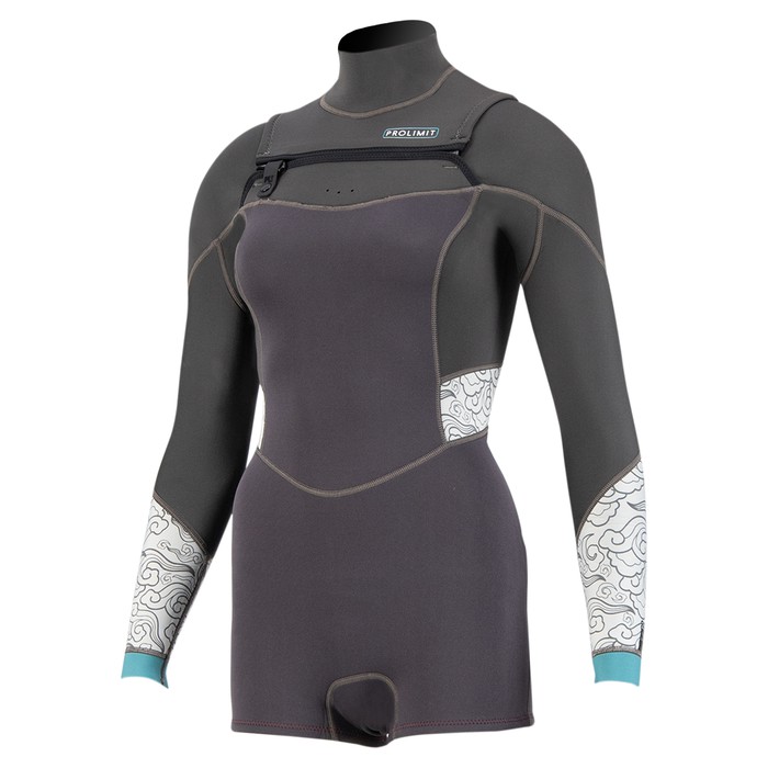 PROLIMIT Fire Sunset Shorty La 3/2 Freezip (Dl) '19 Black / Ivory