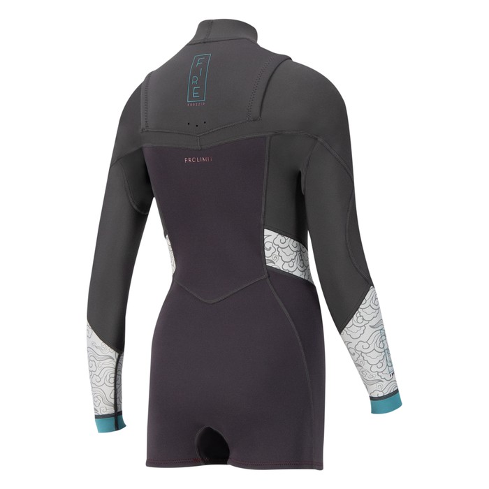 PROLIMIT Fire Sunset Shorty La 3/2 Freezip (Dl) '19 Black / Ivory