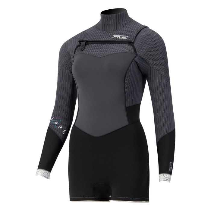 PROLIMIT Flare Sunset Shorty La 3/2 Freezip (Dl) '19 Black/Ivory