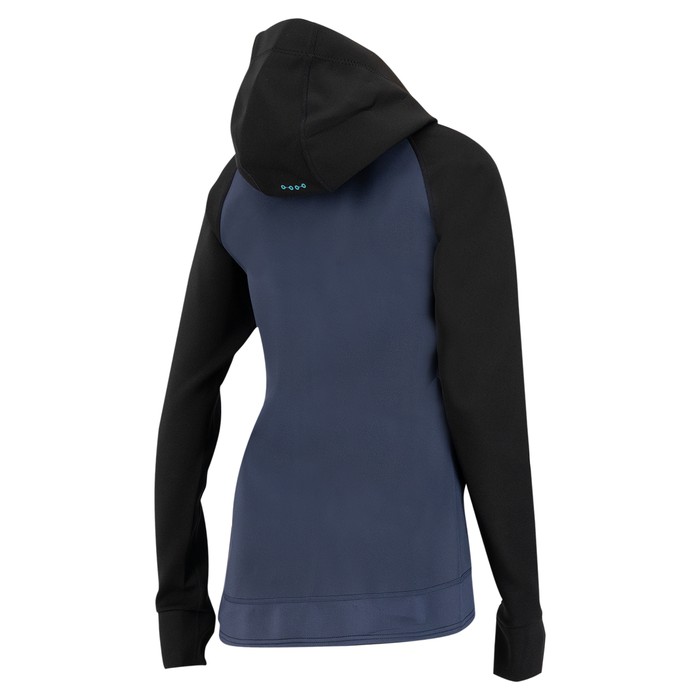 PROLIMIT SUP WMNS Neoprene Zip top hooded. 1,5 mm Zodiac duotone Light Grey/black
