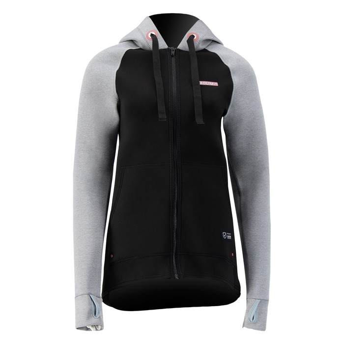 PROLIMIT SUP WMNS Neoprene Zip top hooded. 1,5 mm Zodiac Slate/Black
