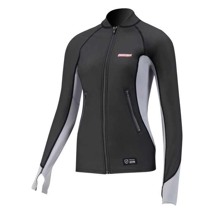 PROLIMIT SUP WMNS TOP LOOSEFIT SPLASH 1.5mm Black/Light Grey