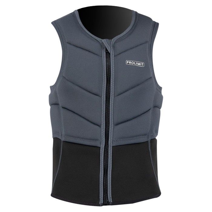 PROLIMIT Prallschutzweste Slider Vest Fusion Half Padded FZ Black/Grey 2023