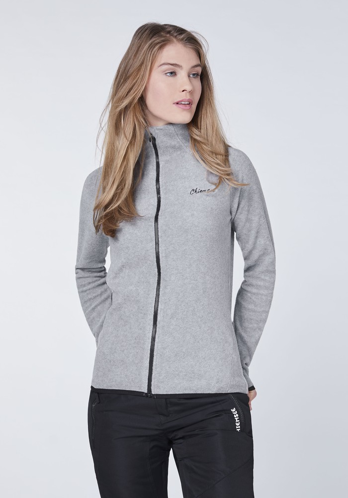 Chiemsee Nelly Damen Fleecepullover - Gr. S grey