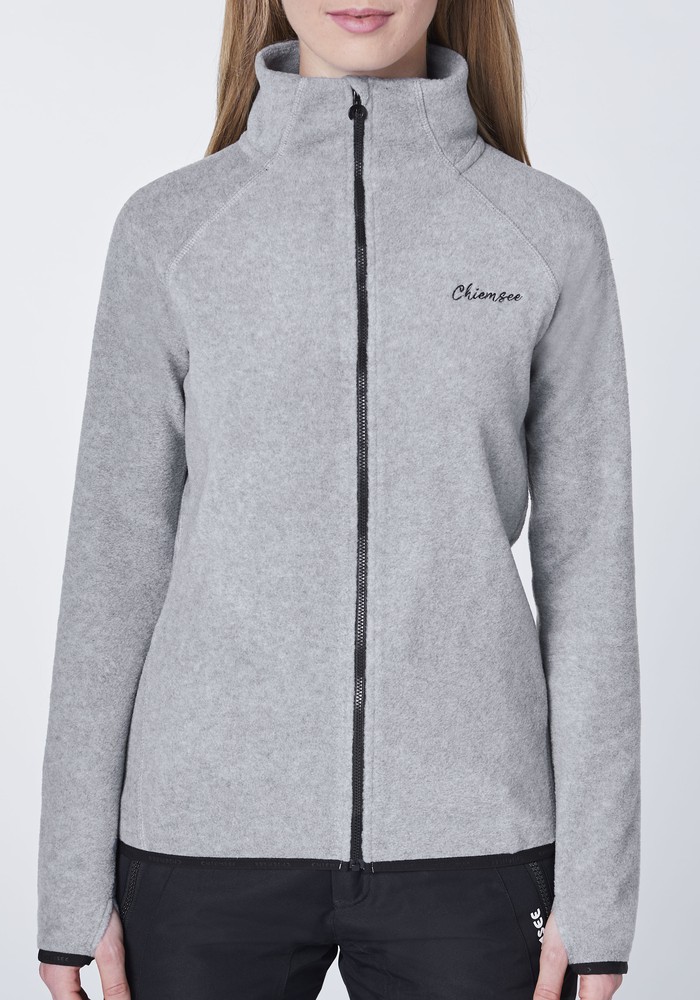 Chiemsee Nelly Damen Fleecepullover - Gr. S grey