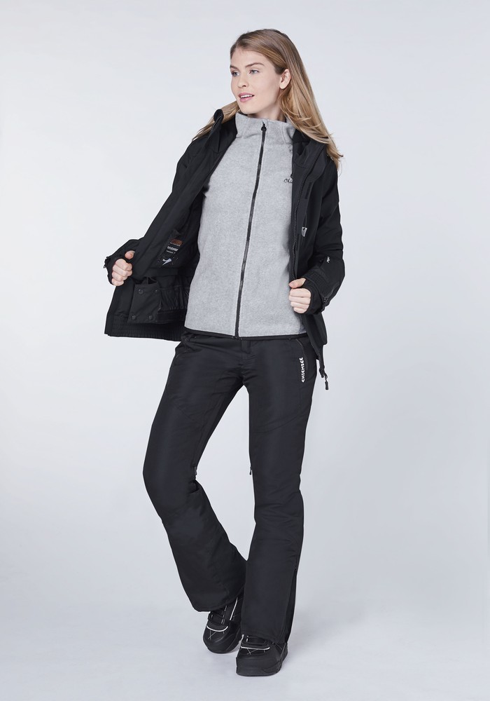 Chiemsee Nelly Damen Fleecepullover - Gr. S grey