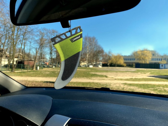 Air Freshener Fin Classic Lime Fresh Surfing