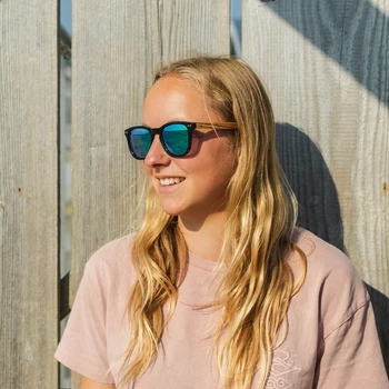 Wave Hawaii Sonnenbrille Palmar, Acetat green