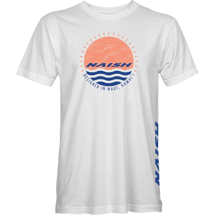 Naish Circle Sunset Tee - White