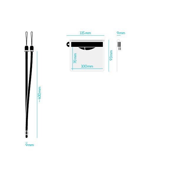 Fidlock wasserdichte Schlüssel Schutzhülle Hermetic Dry Bag - Mini