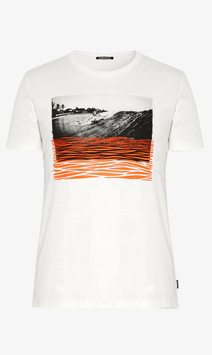 Chiemsee Herren T-Shirt Lot Print weiß