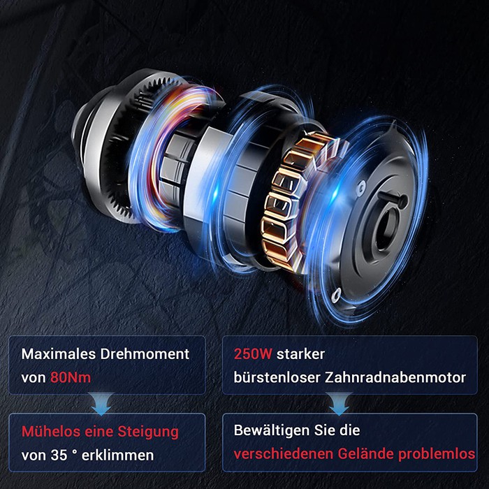 Himiway E-Bike D3 Cruiser Step Thru All Terrain Bike Pedelec Weiß inklusive Akku