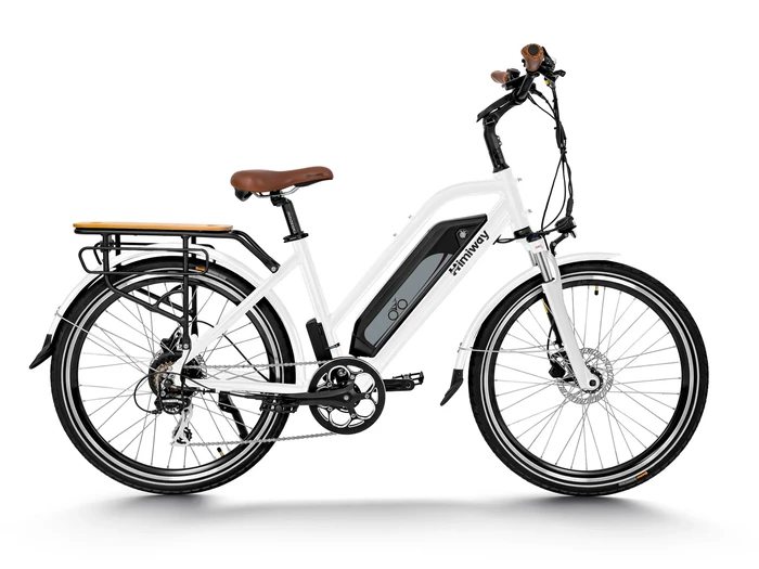 Himiway E-Bike City Pedelec Bike Weiß inklusive Akku