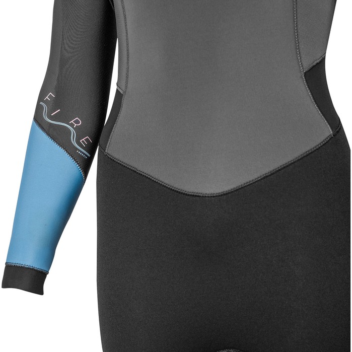 PROLIMIT Neoprenanzug Fire Steamer Free_X 5/3  Zodiac 2 Lining - GBS Black/Ash Damen Langarm 2024