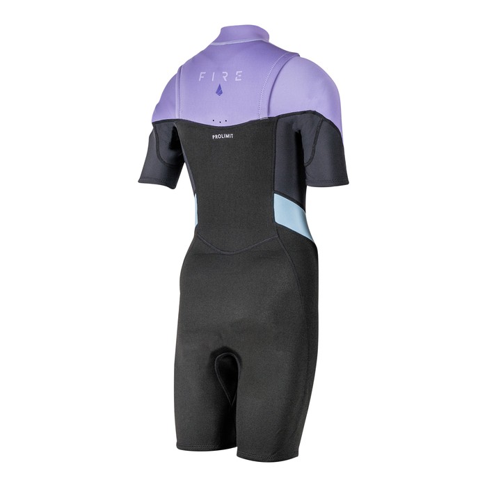 PROLIMIT Neoprenanzug Fire Shorty Freezip 2/2 Q-lining - FL Lavender/Black Damen 2024