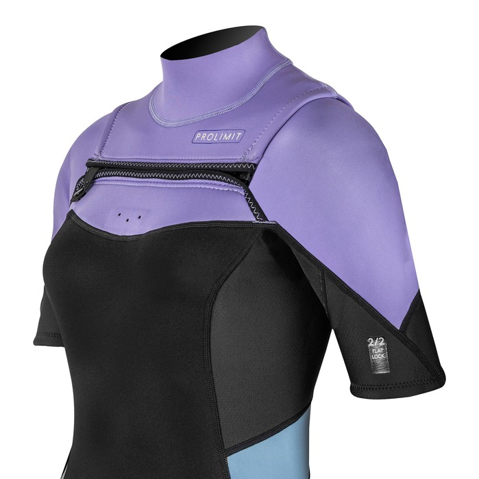 PROLIMIT Neoprenanzug Fire Shorty Freezip 2/2 Q-lining - FL Lavender/Black Damen 2024