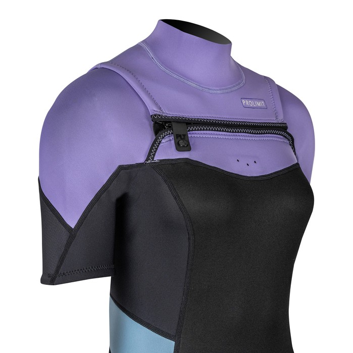 PROLIMIT Neoprenanzug Fire Shorty Freezip 2/2 Q-lining - FL Lavender/Black Damen 2024