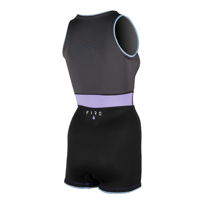 PROLIMIT Neoprenanzug Fire Sleeveless Shorty Frontzip 2/2 Q-lining - FL Lavender/Black Damen 2024