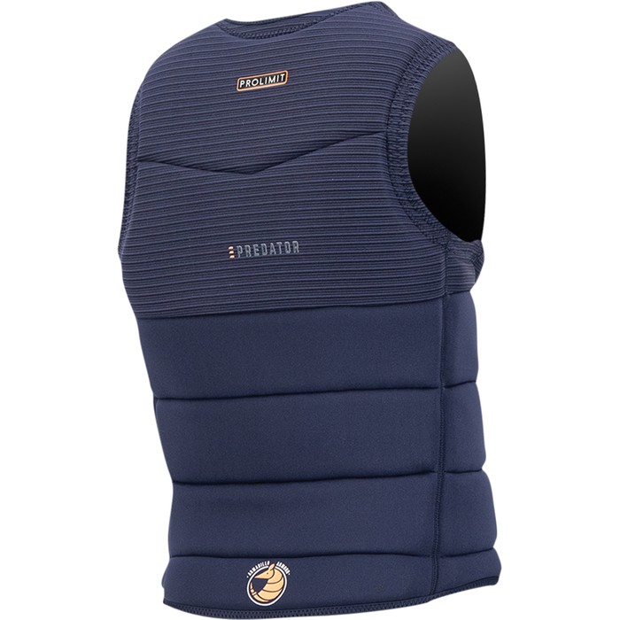 PROLIMIT Slider Vest Fusion Full padded side zipp Navy/Orange