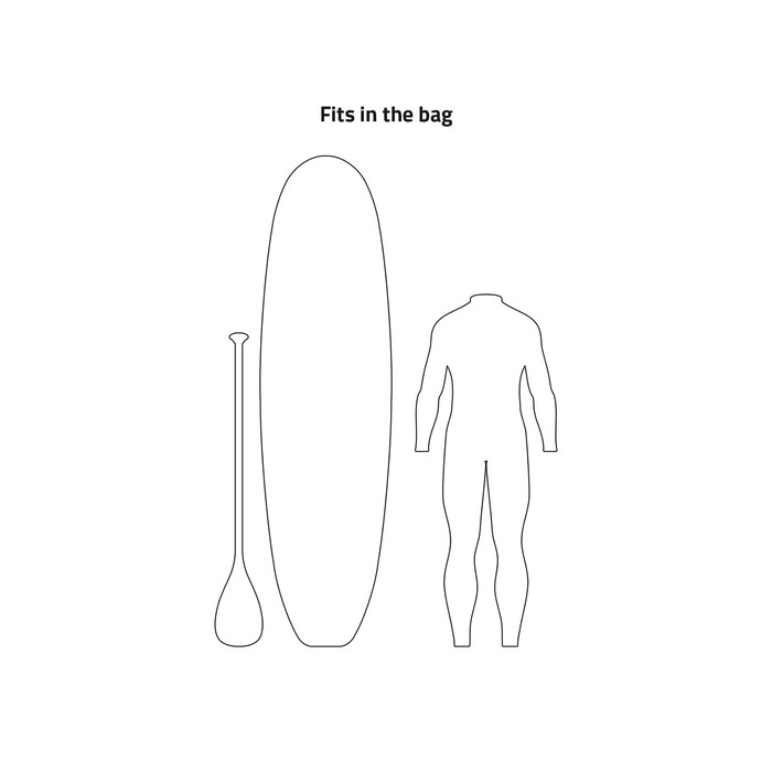 PROLIMIT SUP Boardbag DAY Grey/black/orange