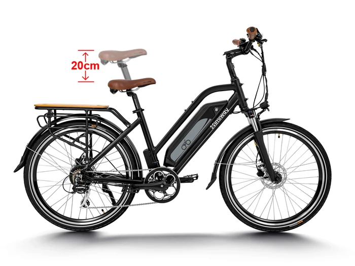 Himiway E-Bike City Pedelec Bike Schwarz inklusive Akku