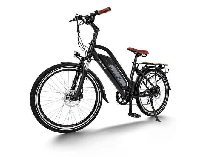 Himiway E-Bike City Pedelec Bike Schwarz inklusive Akku
