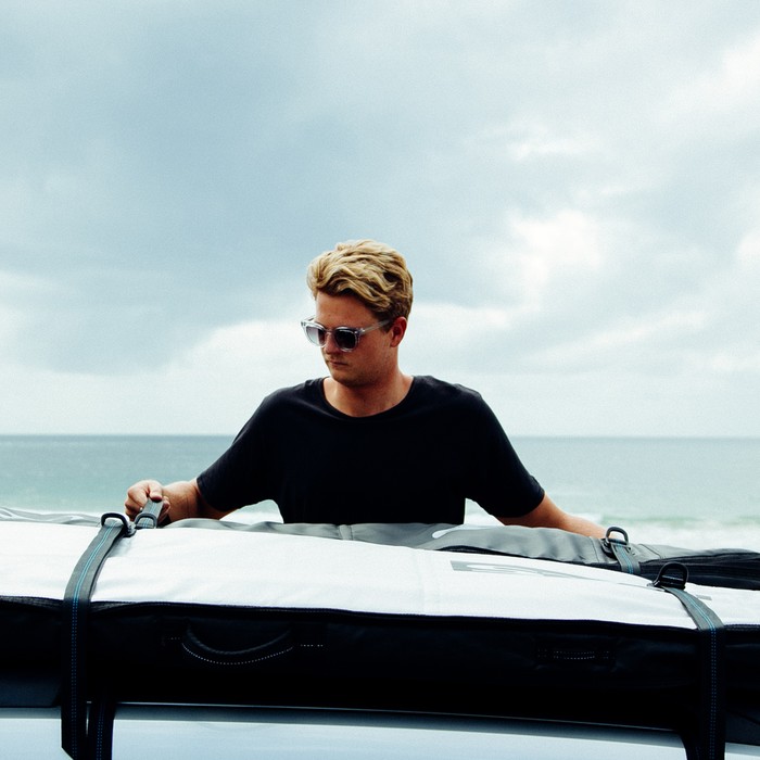 FCS Dachträgerpolster + Zurrgurt D-Ring Single Soft Racks