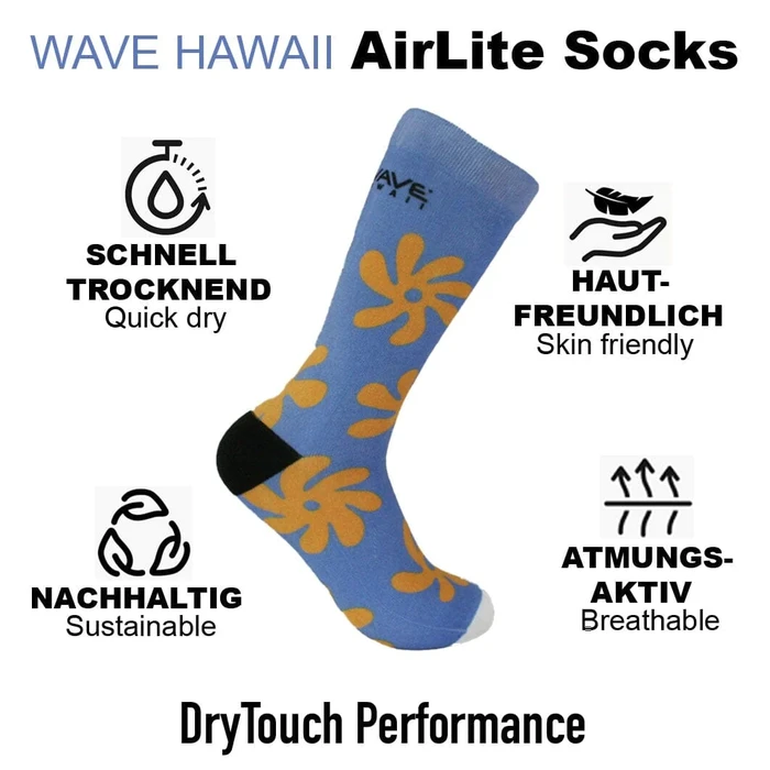 Wave Hawaii AirLite DryTouch Socks D8