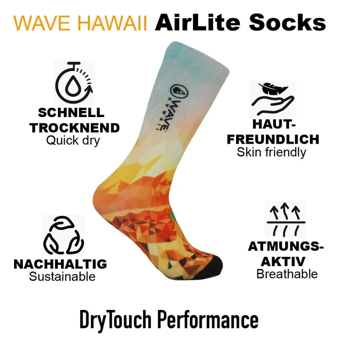 Wave Hawaii AirLite DryTouch Socks D0