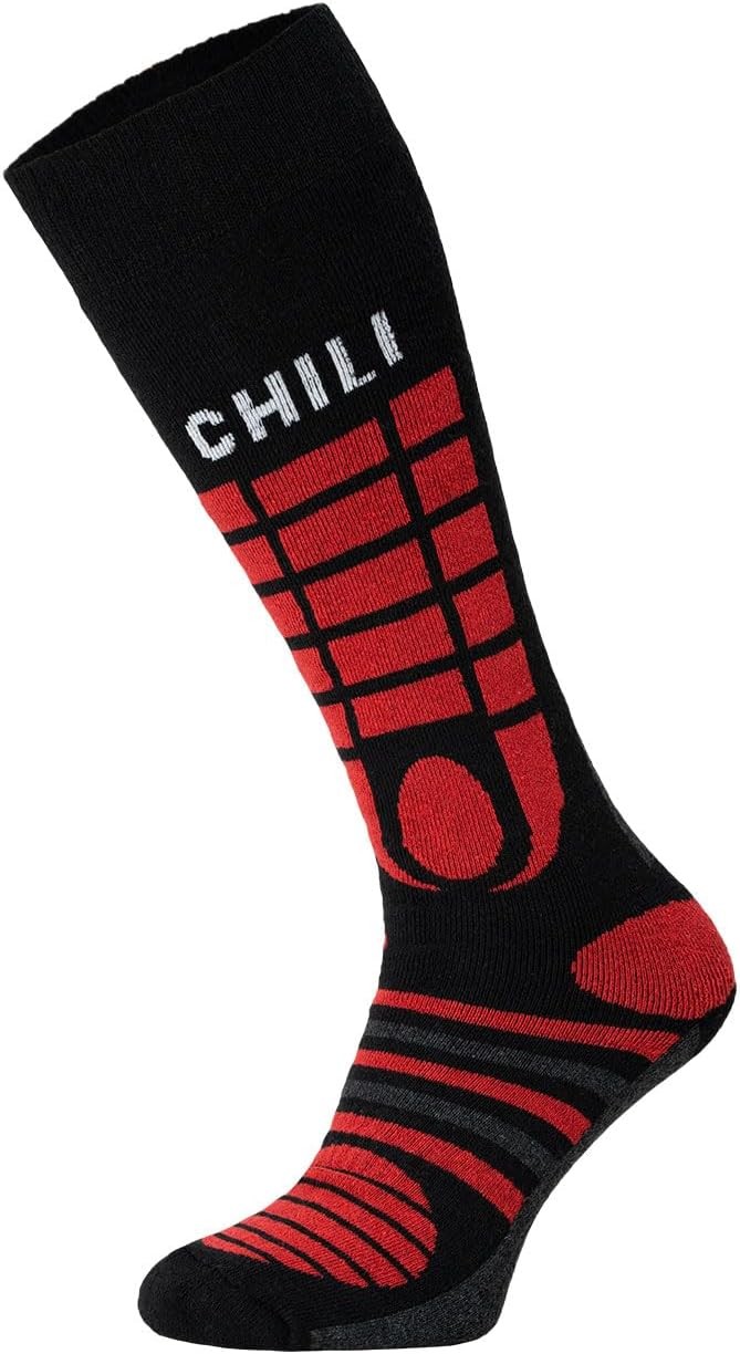 Surfsoxx Socken Ski Snowboard Kniestrumpf Thermo Winter Yeon/Red 4 Paar