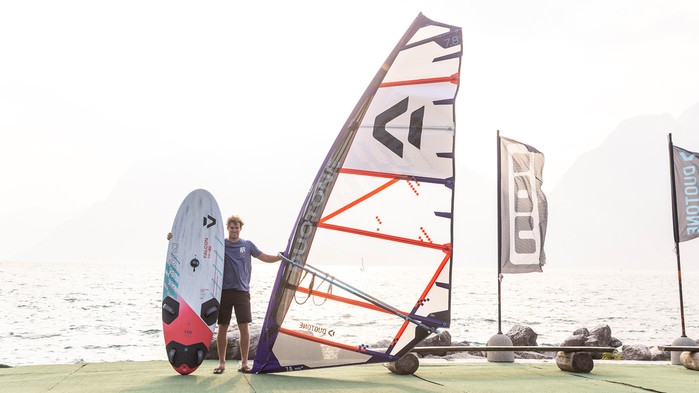 Duotone Windsurf Board Falcon_Fin D/LAB - Boards 2025