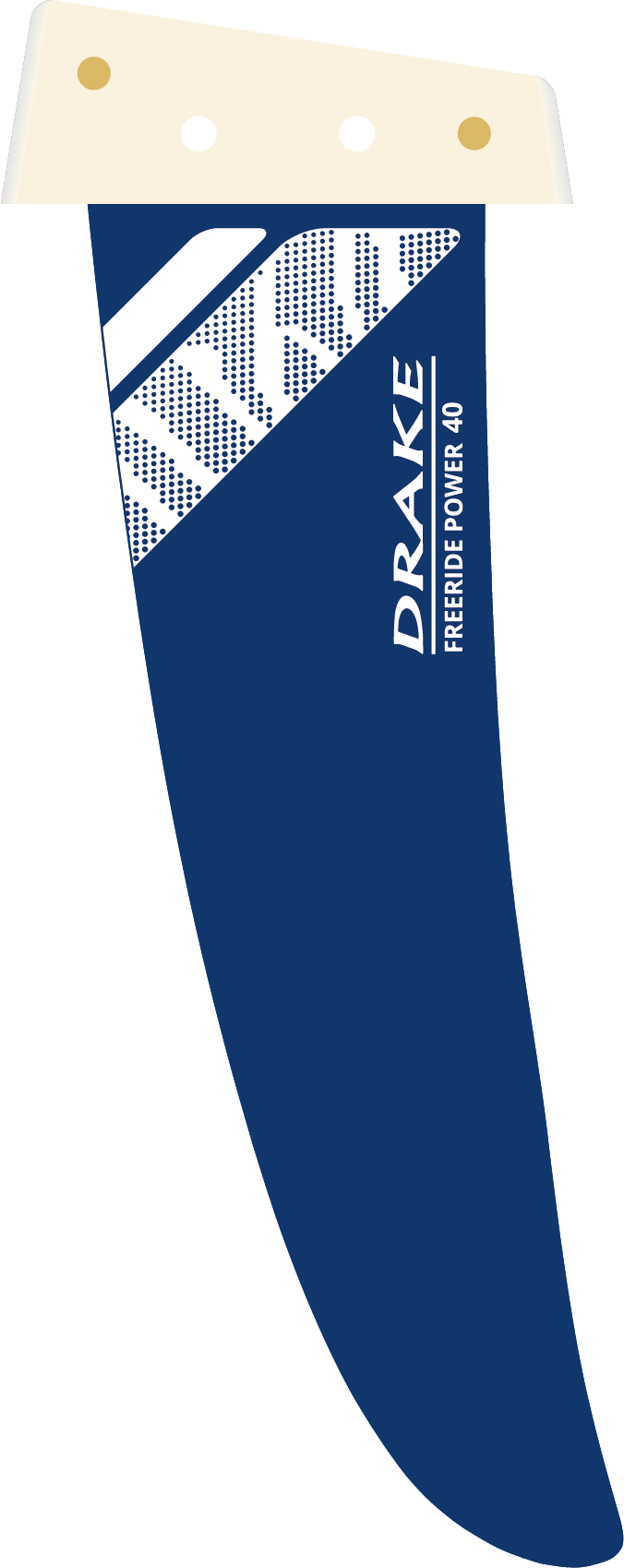 Starboard Windsurf Finne DRAKE FREERIDE POWER - Deep Tuttle Box 2024