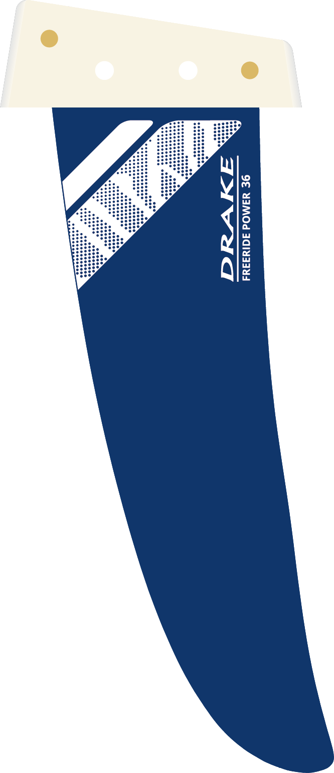 Starboard Windsurf Finne DRAKE FREERIDE POWER - Deep Tuttle Box 2024