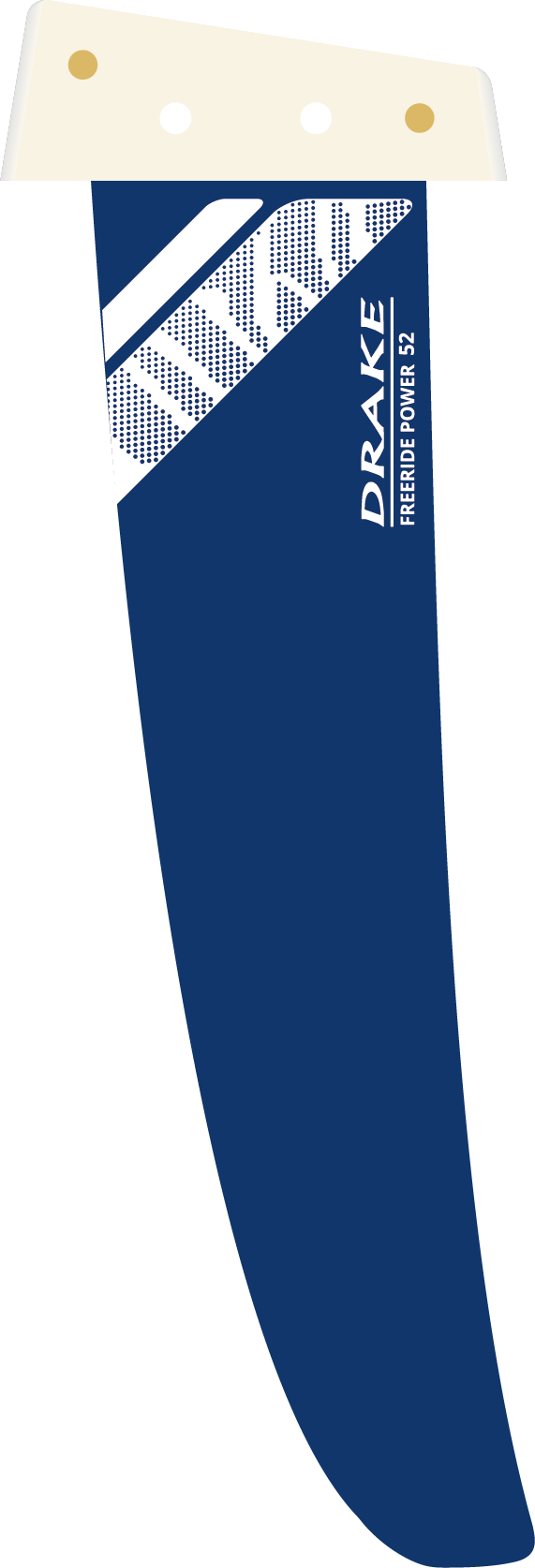 Starboard Windsurf Finne DRAKE FREERIDE POWER - Deep Tuttle Box 2024