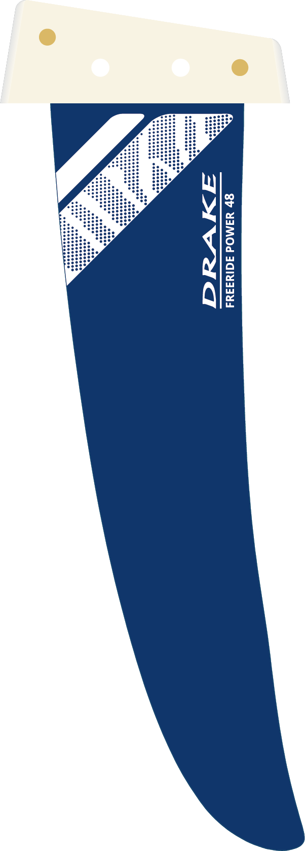 Starboard Windsurf Finne DRAKE FREERIDE POWER - Deep Tuttle Box 2024
