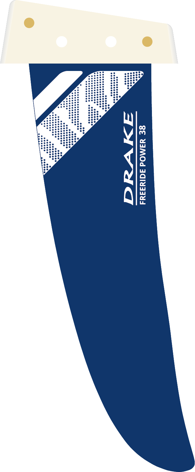 Starboard Windsurf Finne DRAKE FREERIDE POWER - Deep Tuttle Box 2024