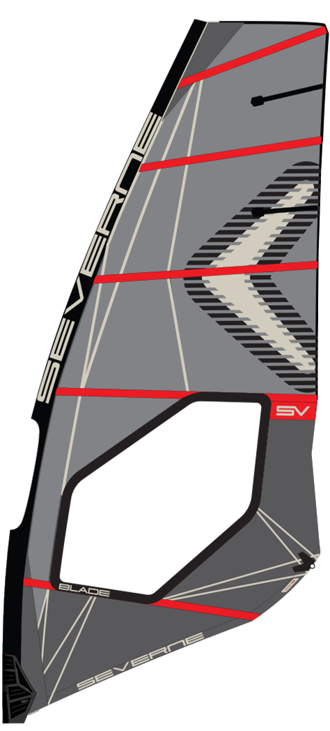 SEVERNE Windsurf Segel BLADE antracite 2024