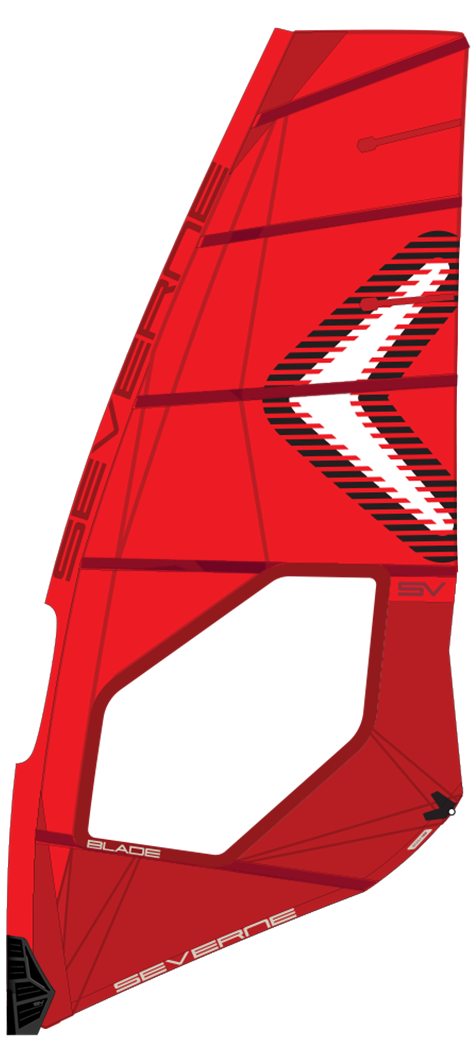 SEVERNE Windsurf Segel BLADE red 2024