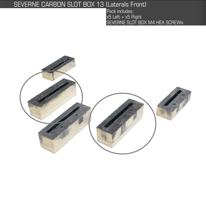 SEVERNE SV24 CARBON SLOT BOX 13 SCREW5 pairs/ 10pcs .