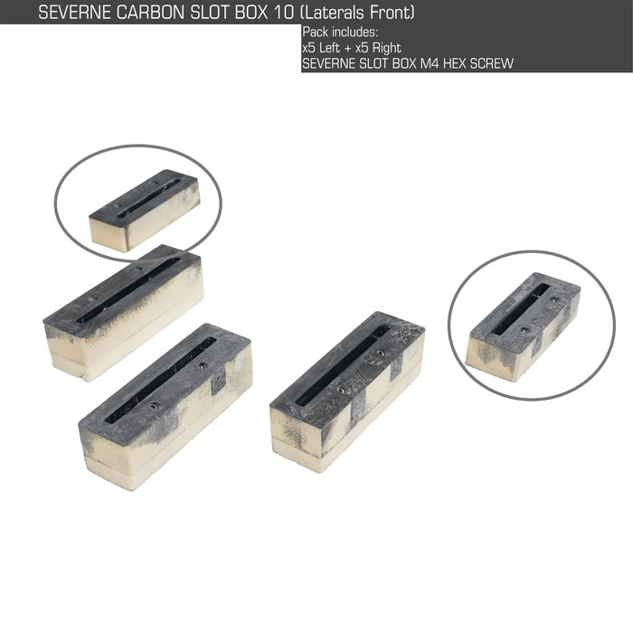SEVERNE SV24 CARBON SLOT BOX 10 SCREW5 pairs/ 10pcs .
