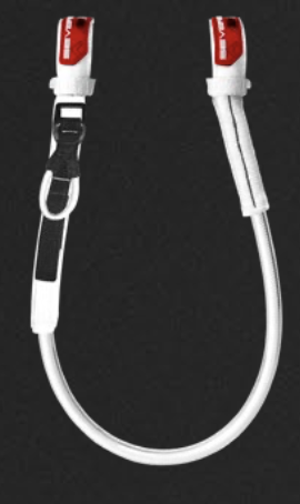 SEVERNE Windsurf Trapeztampen RACE ADJ HARNESS LINES V2 white