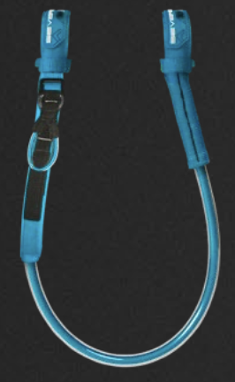 SEVERNE Windsurf Trapeztampen RACE ADJ HARNESS LINES V2 blue