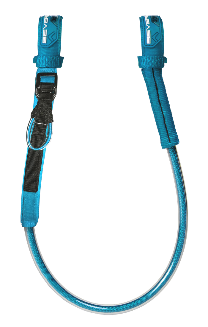 SEVERNE Windsurf Trapeztampen RACE ADJ HARNESS LINES V2 blue