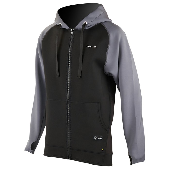 PROLIMIT SUP Neoprene Zipped Hoody 1,5mm Black/grey