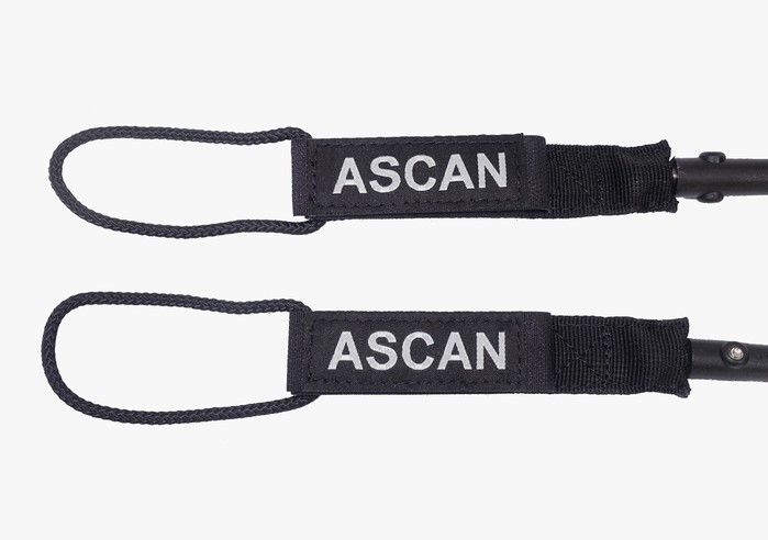 Ascan Board Leash 11 ft coiled