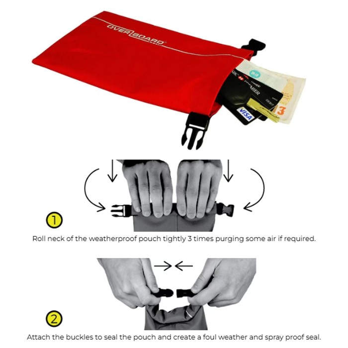 OverBoard wasserdichter Beutel 4x1 Liter Multipack