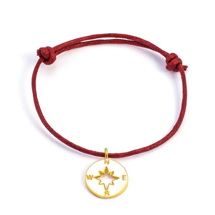 Silver+Surf Silber Schmuck Windrose vergoldet