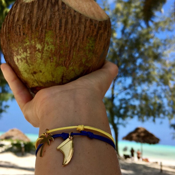 Silver+Surf Silber Schmuck Surfboard Finne gold